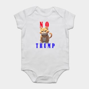 Cats Against Trump--NO TRUMP Baby Bodysuit